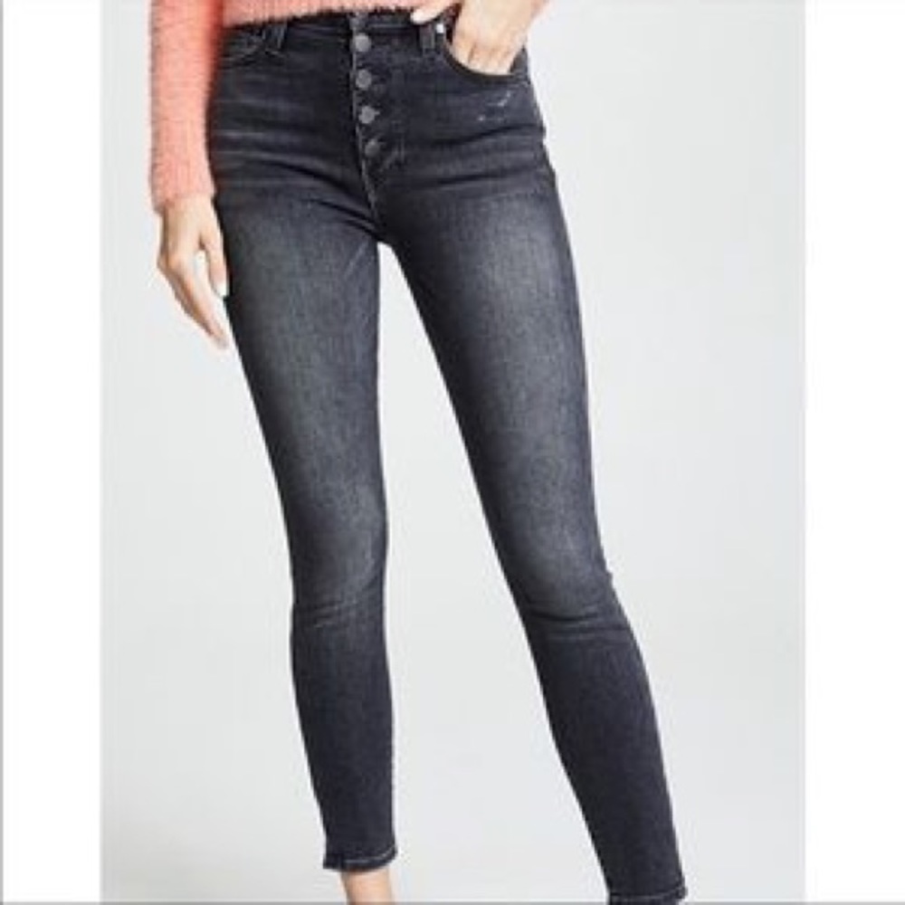 Alice + Olivia AO LA Gray wash jeans 32